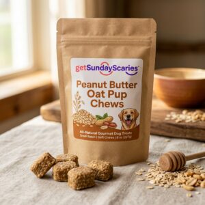Peanut Butter Oat Pup Chews